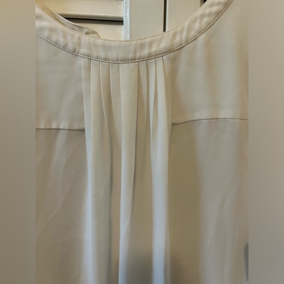 NYDJ Off White Blouse 3/4 Sleeve Size Large - Picture 4 of 5